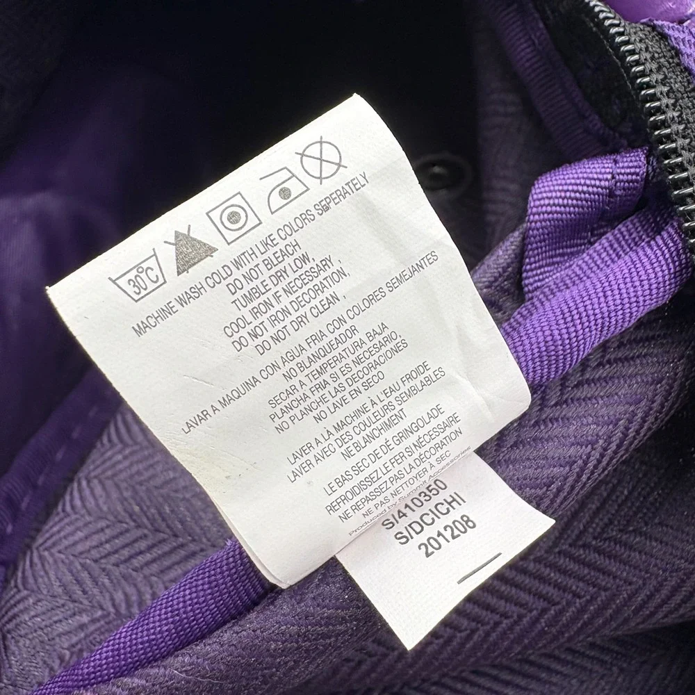 Converse Duffel Bag Unisex Purple Good Herringbone Chuck Taylor 410350